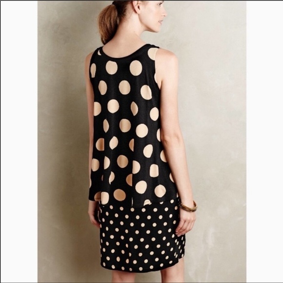 Anthropologie Maeve Davina Polka Dot Dress - Picture 2 of 14